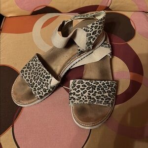 BOBS from Skechers Brown Sandals Casual Slip-On